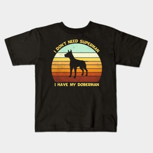 Doberman t-shirt Kids T-Shirt